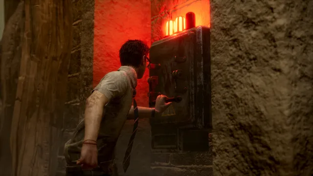 Dead by Daylight screenshot: a Killer carries a Survivor over his shoulder down a neon-lit alley at night