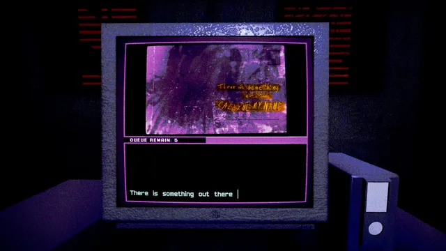 DEAD LETTER DEPT. screenshot: a dim green corridor of doors and pipes