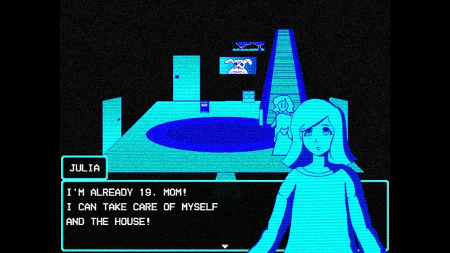 Julia insists she is already 19 and can take care of herself and the house