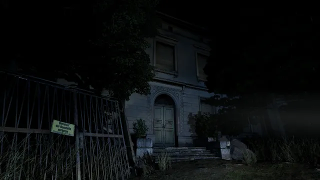 KOBOLD: Chapter I: an overgrown gate and the front steps of a dark abandoned villa at night