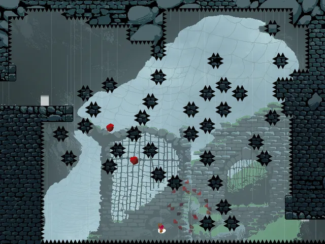 LOVE ETERNAL dialogue scene: a small girl in a red dress on a dark street at night, a figure standing on a car roof, a portrait asking Who are you?