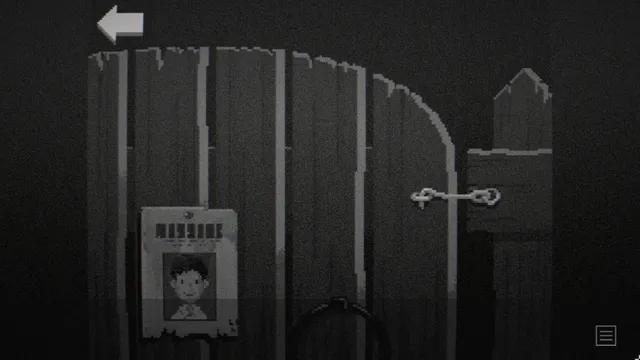 Midnight Scenes: The Highway screenshot: a wooden gate with a missing-child poster pinned to it