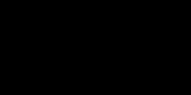 sacrament i. animation: white line strokes like wings and a four-pointed star flicker on black above small cross-like figures on a horizon