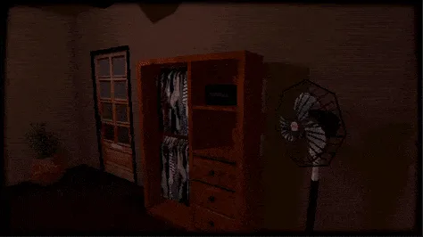 Teke Teke: Moonlit Dread screenshot: the convenience store at the side of a dark road lined with trees