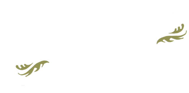 Tell It Slant logo: the title in white thorned lettering with olive flourishes